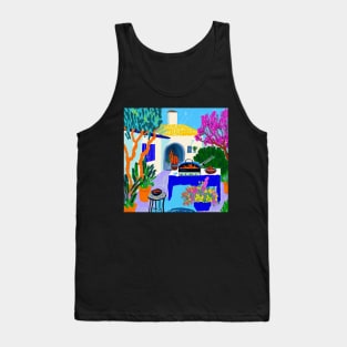 Afternoon BBQ on the coast Tank Top